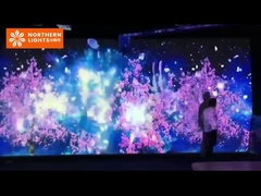 Διαδραματίζοντας τοίχο προβολή 3D Immersive Room Ολογραφική τοίχος προβολή παιχνίδι Immersive προβολή