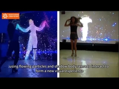 Διαδραστικός προβολέας παιχνιδιών Σύστημα προβολής τοίχου για πάρκο διασκέδασης