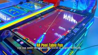 Μηχάνημα Arcade Coin Indoor Playground AR Ηλεκτρονικό ψηφιακό μπιλιάρδο Διαδραστικό τραπέζι μπιλιάρδου Ψηφιακό