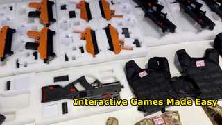 China Manufacturer Kids CS Laser Tag Gun Set Εσωτερικοί χώροι δραστηριότητας Εξοπλισμός παιχνιδιών μάχης για πολλούς παίκτες