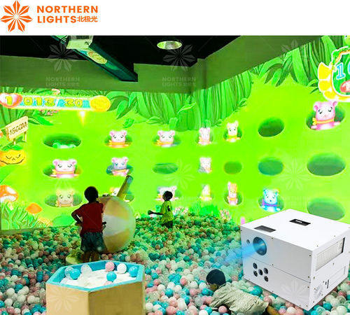 Τελευταίες εταιρικές ειδήσεις για Παιδιά Indoor 3D All-In-One Διαδραστικό Ρίξε τοίχο Projection Ρίξε μπάλα παιχνίδι