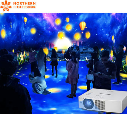 Καλή τιμή Βόρειο φως Immersive Room Projector 3200 Lumens Διαδραστική προβολή δαπέδου σε απευθείας σύνδεση