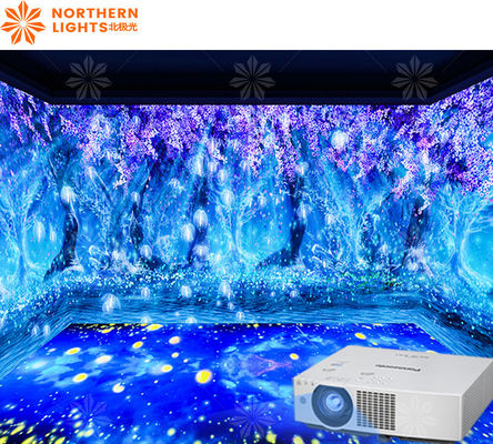 Καλή τιμή Πλήρης 360 μοίρες Immersive χώροι τοίχος πάτωμα Διαδραστική προβολή σε απευθείας σύνδεση