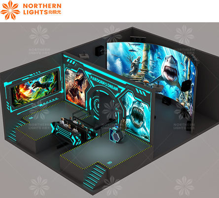 Καλή τιμή Προσαρμοσμένη 4k HD Immersive Dynamic 7d Track Cinema Projection για παιδική χαρά σε απευθείας σύνδεση