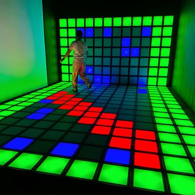 Καλή τιμή Ηλεκτρονικό διαδραστικό RGB ενεργοποιήστε το παιχνίδι LED χώρο χορού για παιδικά παιχνίδια σε απευθείας σύνδεση