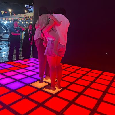 Καλή τιμή LED χορευτικό πάτωμα πλακάκια Jumping Grid Διαδραστικό παιχνίδι Super Grid σε απευθείας σύνδεση