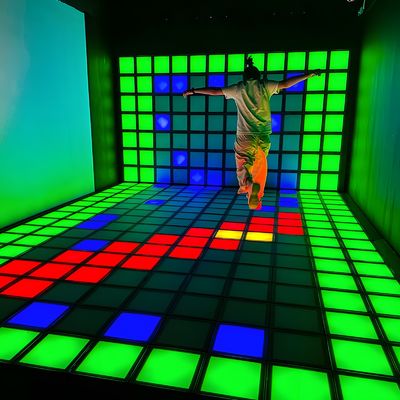 Καλή τιμή Παιχνίδι Jumping Grid Super Grid Led Dance Floor Tile για ψυχαγωγία σε απευθείας σύνδεση