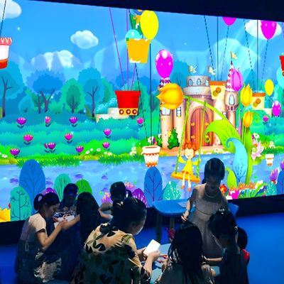 Καλή τιμή Επαγγελματική 3D Ar Διαδραστική Προβολή Ζωγραφική Τείχους Γκραφίτι Ακουαρίου Δάσος σε απευθείας σύνδεση