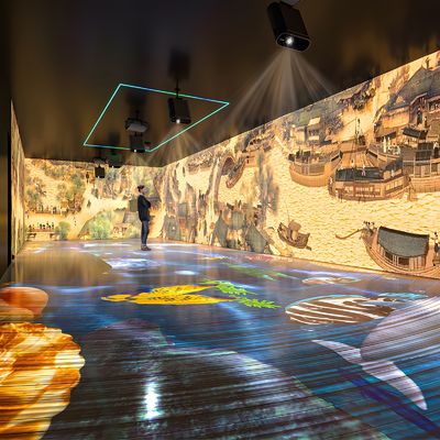 Καλή τιμή Πλήρης 360 μοίρες Immersive χώροι τοίχος πάτωμα Διαδραστική προβολή σε απευθείας σύνδεση