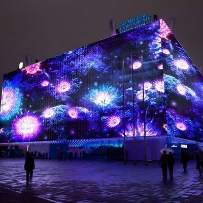 Καλή τιμή Χειρογράφηση Drone 3D Πρόσοψη Projector Hall Αρχιτεκτονική Projective Texture Animation Curved σε απευθείας σύνδεση