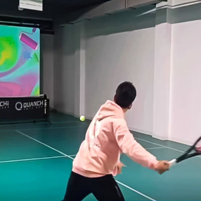 Καλή τιμή 2024 Νέα καυτή πώληση Indoor Intelligent Simulation Tennis Experience Hall Αθλητισμός σε απευθείας σύνδεση