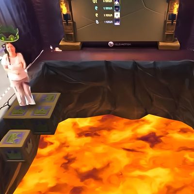 Καλή τιμή Κοινωνικά παιχνίδια VR Arena Floor Is Lava Διαδραστικό παιχνίδι Projector MR AR εξοπλισμός σε απευθείας σύνδεση