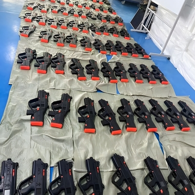 Καλή τιμή Εμπορικό Laser Tag Set με 8 λειτουργίες παιχνιδιού για 12-30 παίκτες σε απευθείας σύνδεση