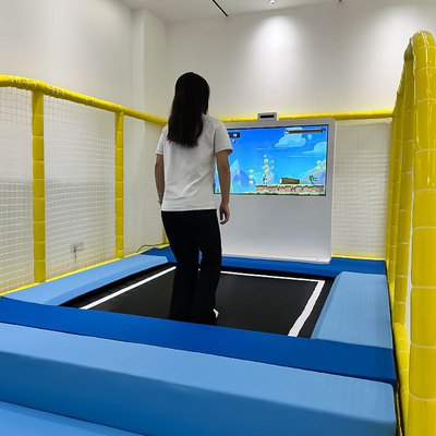 Καλή τιμή Διαδραστικό σύστημα παιχνιδιών Trampoline Park με 6 παιχνίδια και 100-240V σε απευθείας σύνδεση