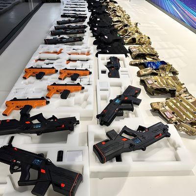 Καλή τιμή Wireless Laser Tag Equipment with 8 Playing Modes for 12-30 Players in 180-500 sqm Indoor Outdoor Game Set σε απευθείας σύνδεση