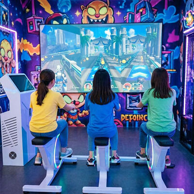 Καλή τιμή Διαδραστικό Παιχνίδι Ποδηλασίας Εμπορικής Προβολής για Γυμναστήρια και Κέντρα Νεότητας σε απευθείας σύνδεση