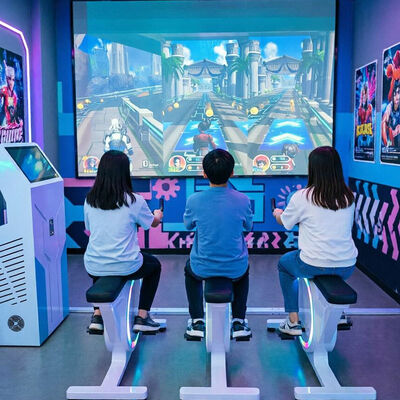 Καλή τιμή Νέα Λειτουργία Εμβυθιστικό Ομαδικό Προσομοιωτής Ποδηλάτου Σύστημα Προβολής Αγώνων Ποδηλασίας σε Πραγματικό Χρόνο Πολλαπλές Επιλογές Διαδρομών σε απευθείας σύνδεση