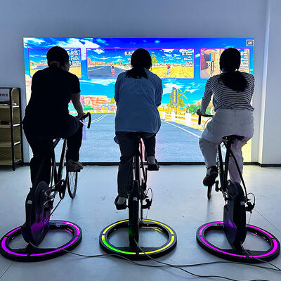 Καλή τιμή Gamified Cycling Interactive Projection Bike με φωτεινότητα 3500 Lumens, ανάλυση 1280*800 και 3 λειτουργίες παιχνιδιού για καθηλωτική άσκηση σε απευθείας σύνδεση